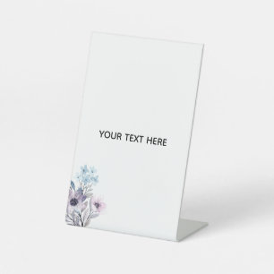 Erstelle deine eigene Floral Sockelschild