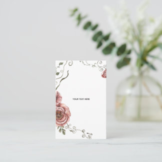 Erstelle deine eigene Floral Visitenkarte