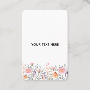 Erstelle deine eigene Floral Visitenkarte
