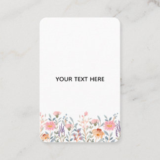 Erstelle deine eigene Floral  Visitenkarte