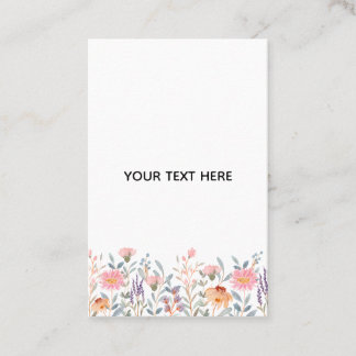 Erstelle deine eigene Floral  Visitenkarte