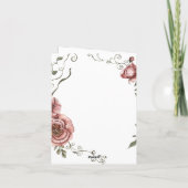 Erstelle deine eigene Florale Dankeskarte (Rückseite)
