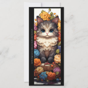 Erstelle deine eigene florale flauschige Katzen-Le