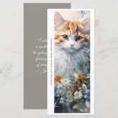 Erstelle Deine eigene florale orange Kitten-Leseze (Vorne/Hinten)