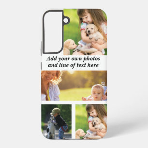 Erstelle deine eigene Fotocollage und Text Samsung Galaxy Hülle
