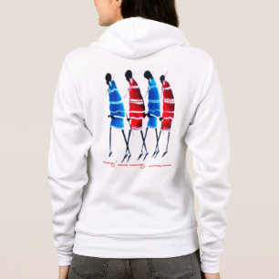 Erstelle Deine Eigene Glückliche Menschen Masai Kr Hoodie