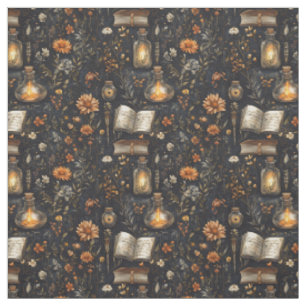 Erstelle deine eigene goldene orange graue Wildblu Stoff