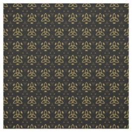 Erstelle deine eigene goldene Triquetra-Mondgöttin Stoff