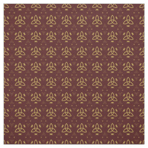 Erstelle deine eigene goldene Triquetra-Mondgöttin Stoff