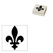 Erstelle deine eigene halbblättrige Fleur de Lis Gummistempel (Stempel)