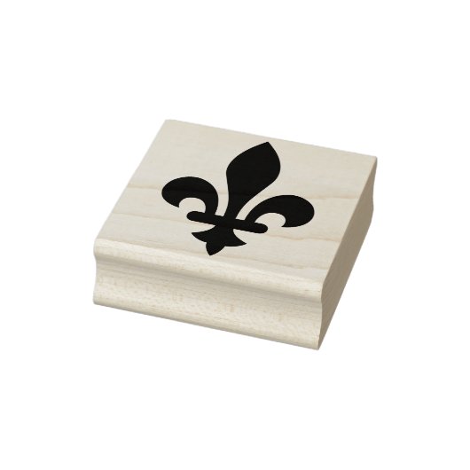 Erstelle deine eigene halbblättrige Fleur de Lis Gummistempel (Stempel)