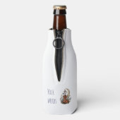 Erstelle deine eigene Halbmond-Sonate auf Violine Flaschenkühler (Flasche Rückseite)
