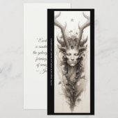 Erstelle deine eigene heidnische Cernunos-Lesezeic (Vorne/Hinten)
