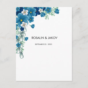 Erstelle deine eigene Hochzeit Postkarte