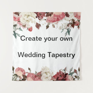 Erstelle deine eigene - Hochzeitsteppich Wandteppich