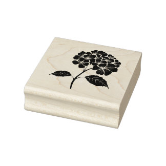 Erstelle Deine eigene Hortensien-Blüten-Blume Flor Gummistempel