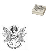 Erstelle deine eigene hübsche Pixie-Blumenfee Gummistempel (Stempel)