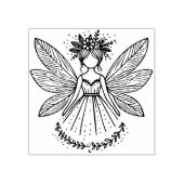 Erstelle deine eigene hübsche Pixie-Blumenfee Gummistempel (Prägung)