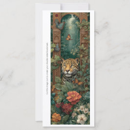 Erstelle deine eigene Jungle Cheetah-Lesezeichenka