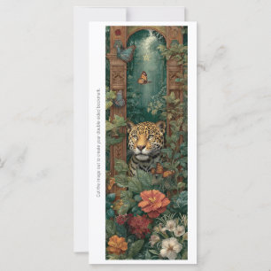 Erstelle deine eigene Jungle Cheetah-Lesezeichenka