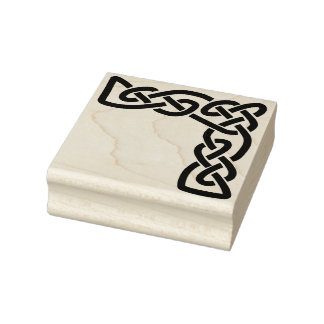 Erstelle deine eigene keltische Knotenecke Gummistempel