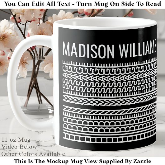 Erstelle deine eigene kurze versteckte Nachricht & Kaffeetasse