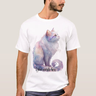 Erstelle deine eigene magische weiße Katze T-Shirt