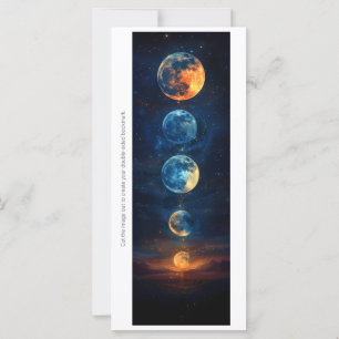 Erstelle deine eigene Many Moons Lesezeichen Karte