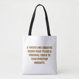 Erstelle deine eigene Medium All-Over-Print-Traget Tasche