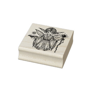 Erstelle deine eigene mystische Elfen-Zauberin Gummistempel