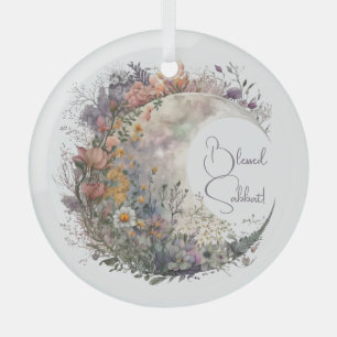 Erstelle deine eigene neblige Frühlingsblumen-Halb Ornament Aus Glas
