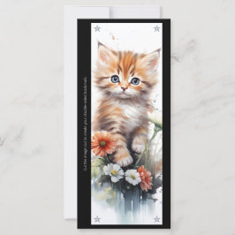 Erstelle deine eigene Orange Kitten Daisy Lesezeic