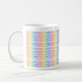 Erstelle deine eigene Regenbogen-Spaß-Botschaft Kaffeetasse (Links)