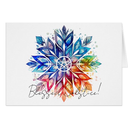 Erstelle deine eigene Regenbogenschneeflocken-Mand (Vorderseite (Horizontal))