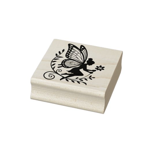 Erstelle deine eigene schwebende Blumenfee Gummistempel (Stempel)