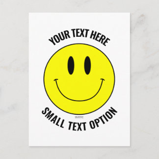 Erstelle Deine eigene Smilie-Grußkarte Postkarte