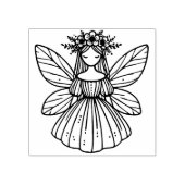 Erstelle deine eigene süße Pixie-Blumenfee Gummistempel (Prägung)