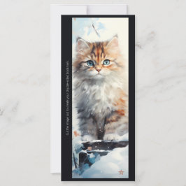 Erstelle deine eigene verschneite orange Kitten-Le