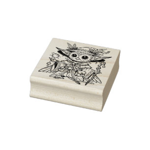 Erstelle deine eigene verzaubernde Eulenhexe Gummistempel