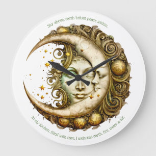 Erstelle deine eigene viktorianische Steampunk-Mon Große Wanduhr