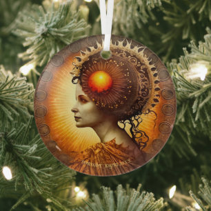 Erstelle deine eigene viktorianische Steampunk-Son Ornament Aus Glas