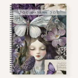 Erstelle deine eigene violette Hexen-Botanik der H Notizblock