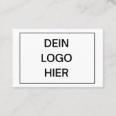 Erstelle deine eigene Visitenkarte Online (Vorderseite)