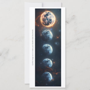 Erstelle deine eigene Vollmond-Lesezeichen-Karte