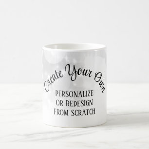 Erstelle Deine eigene weiße Hochzeit Kaffeetasse