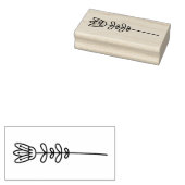 Erstelle deine eigene wunderliche 3-blättrige Blüt Gummistempel (Stempel)