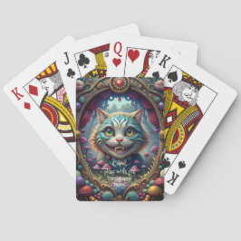 Erstelle deine eigene wunderliche Grinsekatze Spielkarten