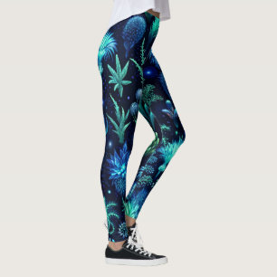 Erstelle deine eigenen ätherischen tealblauen Wild Leggings