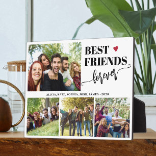 Erstelle deine eigenen besten Freunde 4-Foto-Colla Fotoplatte