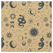 Erstelle deine eigenen Black Snakes Celestial Gold Stoff (Nahaufnahme)